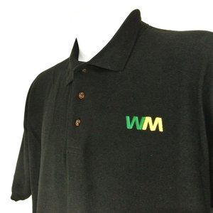 WASTE MANAGEMENT Gargage Employee Uniform Polo Shirt Black NEW Size XL